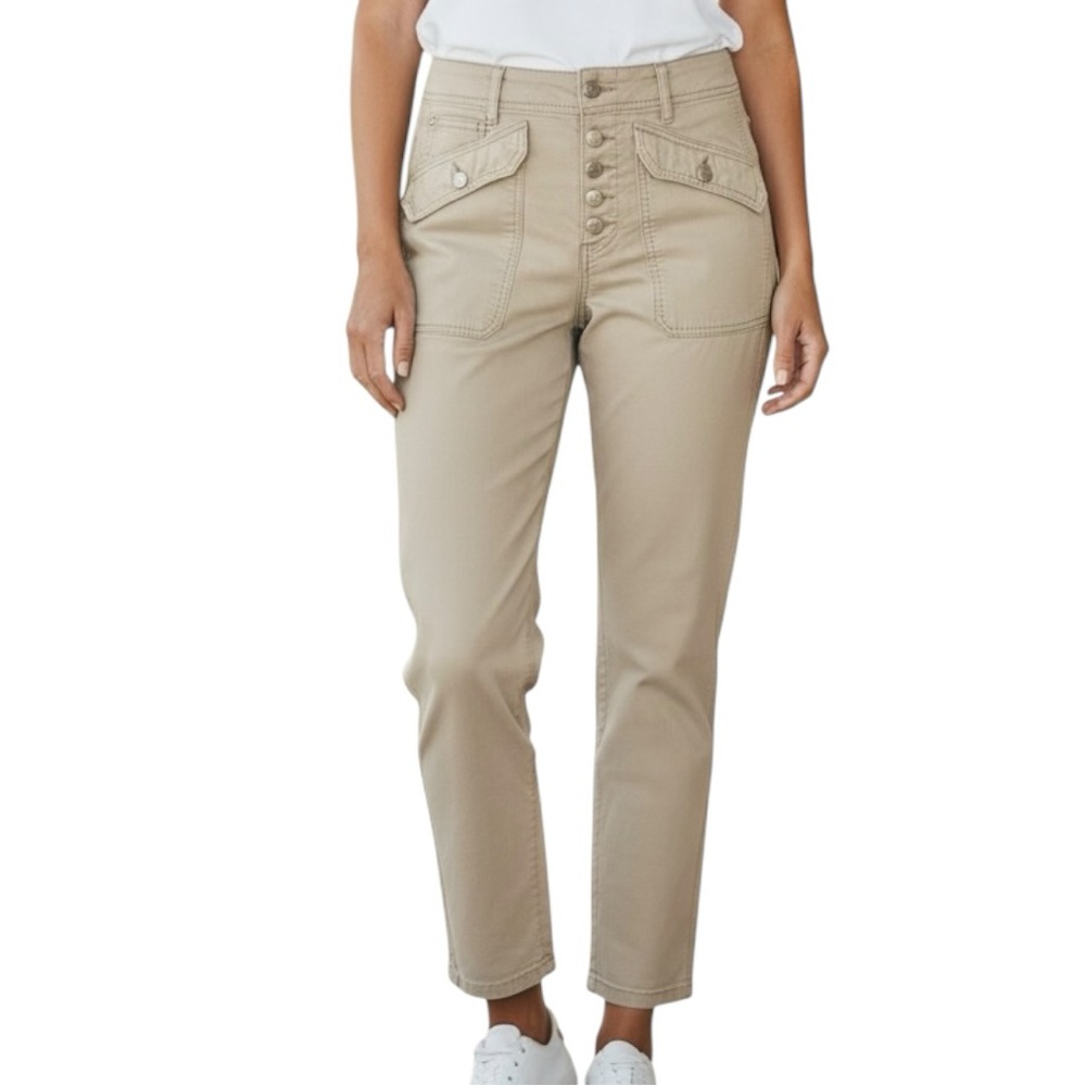Veronica Beard Arya Cargo Straight-Leg Pants